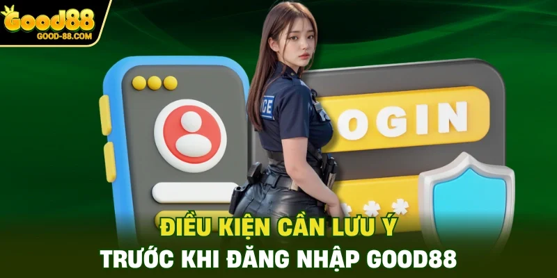 Điều kiện cần lưu ý trước khi đăng nhập Good88