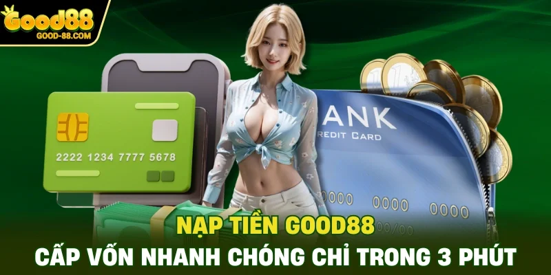 Nạp tiền Good88 nhanh với 3 phương thức hiện đại